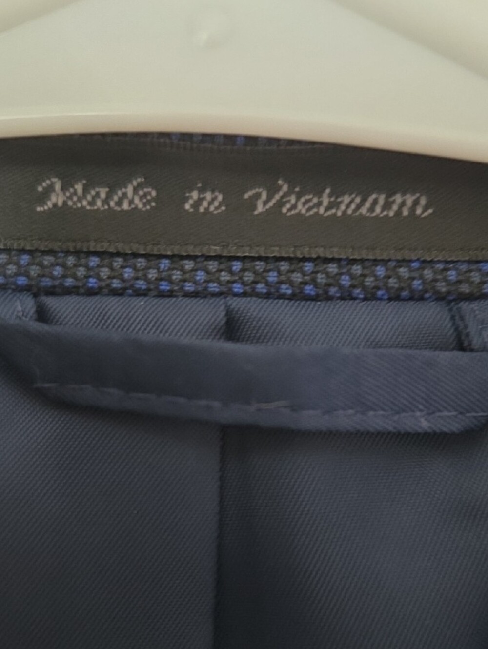Van Heusen Men's Dark Navy Two-Button Sport Coat View 2